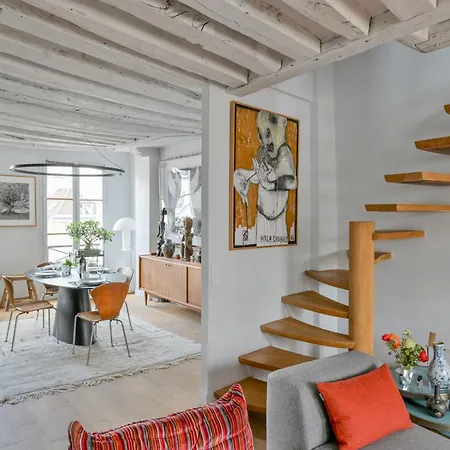 Stunning One-bedroom, Marais - Place Des Vosges Appartement *