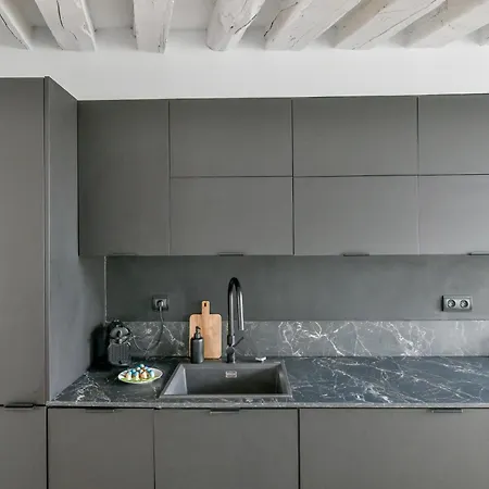 Stunning One-bedroom, Marais - Place Des Vosges Appartement Parijs